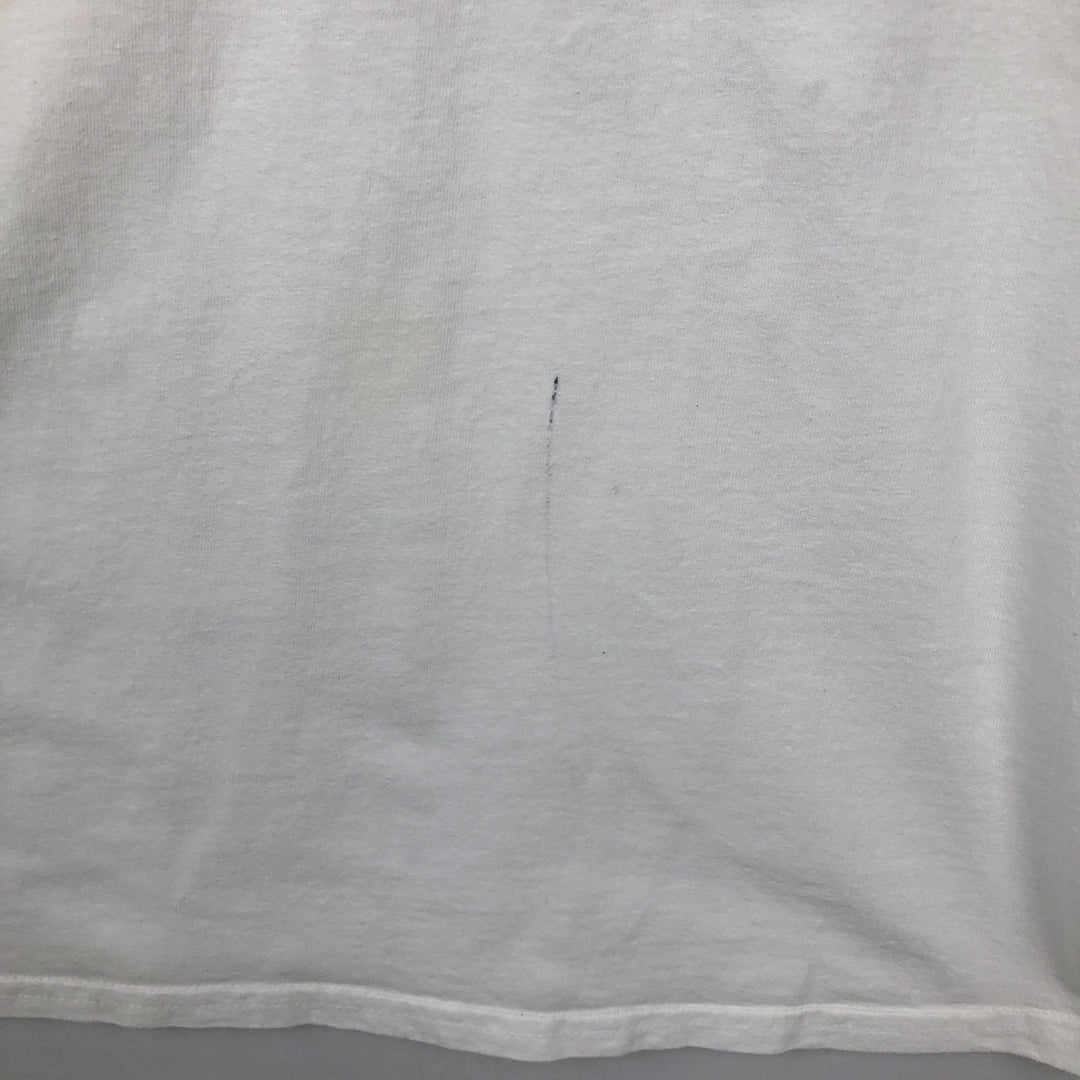 RED HOT CHILI PEPPERS Red Hot Chili Peppers Band T-shirt Band T Men's L size cotton white type Vintage Second Hand