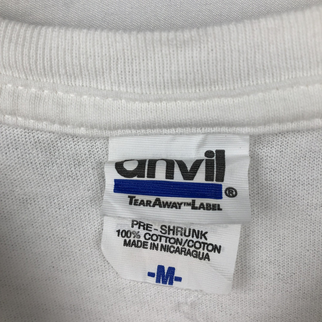 Anvil MINOR THREAT Band T-shirt (Men's size M) cotton white type Vintage Second Hand