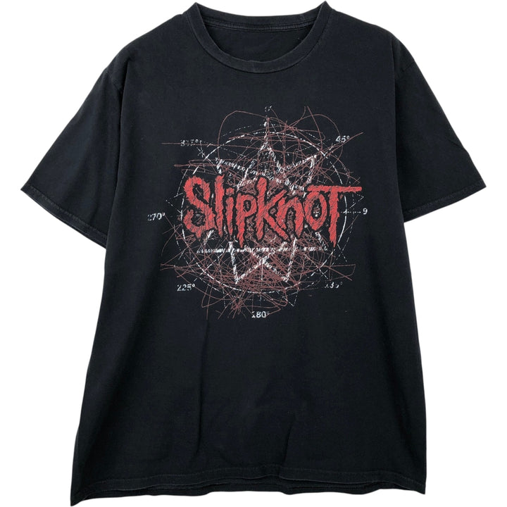 Slipknot Band T-shirt, Band T, Men's XL size unclear black type Vintage Second Hand