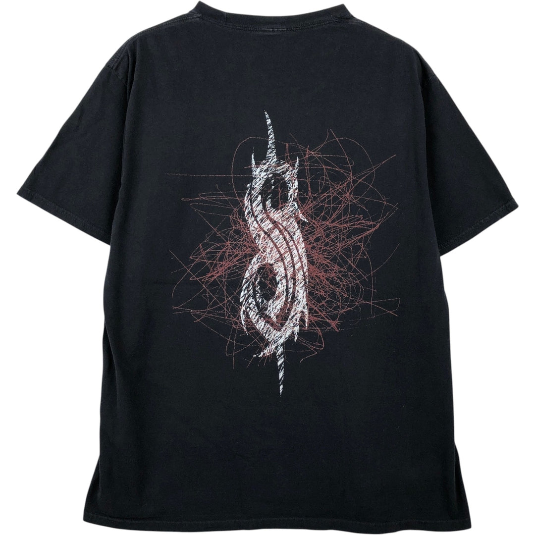 Slipknot Band T-shirt, Band T, Men's XL size unclear black type Vintage Second Hand