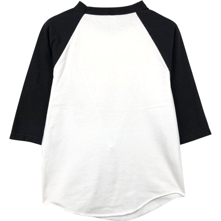 ALSTYLE SUBLIME 3/4 Sleeve Raglan Band T-Shirt (Men's Size S) cotton white type Vintage Second Hand