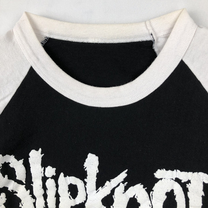 Slipknot 3/4 Sleeve Band T-Shirt (Men's XL equivalent) unclear black type Vintage Second Hand
