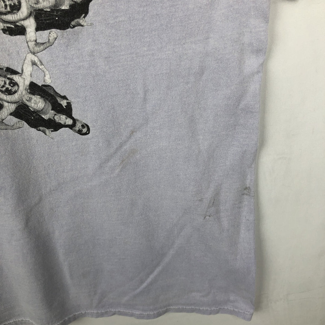 RED HOT CHILI PEPPERS Red Hot Chili Peppers Band T-shirt Band T Men's XL equivalent cotton Purple type blue-purple Vintage Second Hand