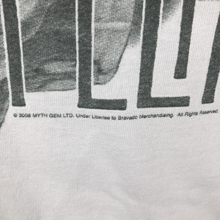 00'S Gildan LED ZEPPELIN Band T-shirt, Men's L size cotton pink type Vintage Second Hand