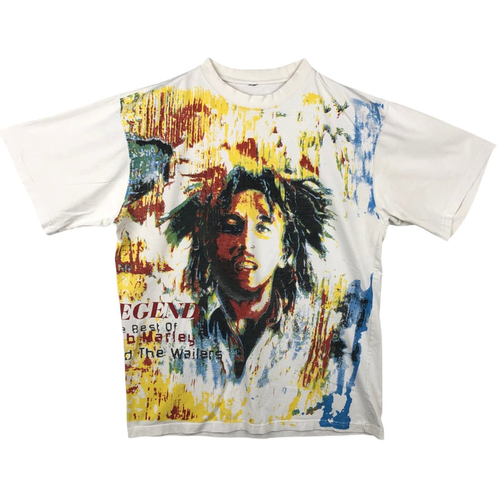 BOB MARLEY Bob Marley Band T-shirt Band T Men's XL size cotton white type Vintage Second Hand