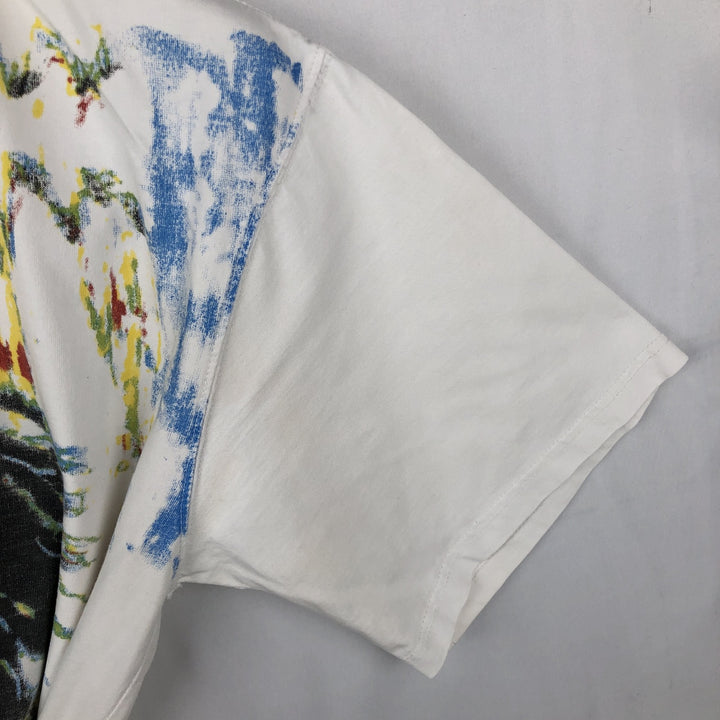 BOB MARLEY Bob Marley Band T-shirt Band T Men's XL size cotton white type Vintage Second Hand