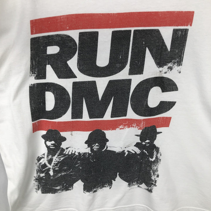 Rockware RUN DMC Rap T-Shirt (Men's Size L) cotton white type Vintage Second Hand