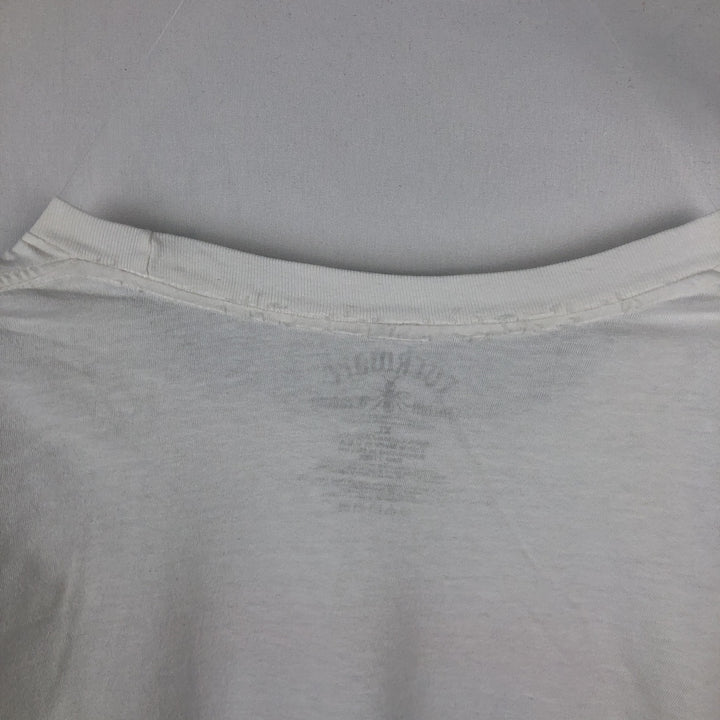 Rockware RUN DMC Rap T-Shirt (Men's Size L) cotton white type Vintage Second Hand
