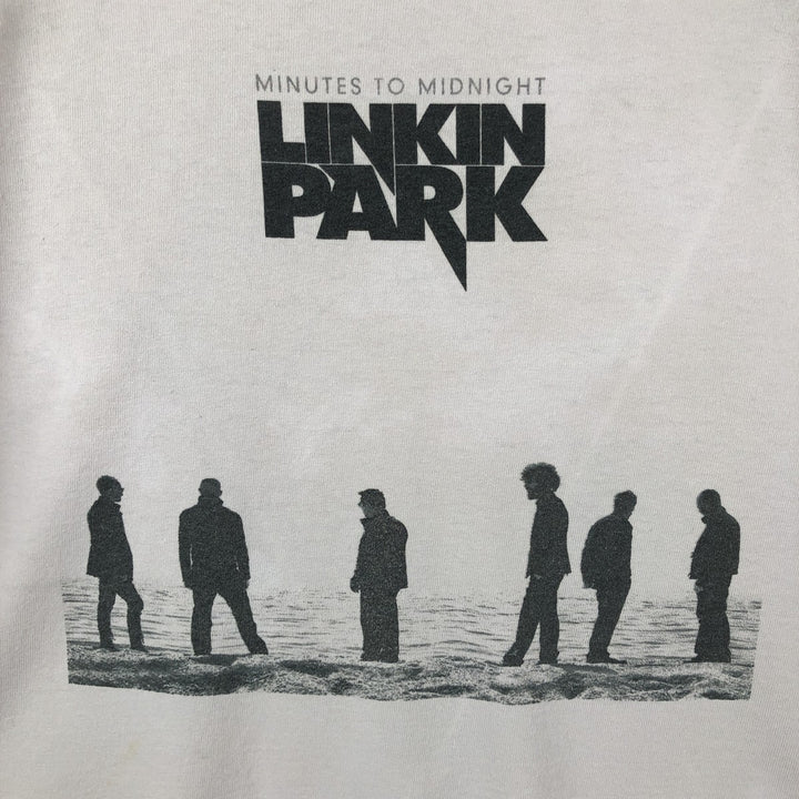 Gildan Linkin Park Band T-Shirt, Men's Size L (approx.) cotton pink type Vintage Second Hand