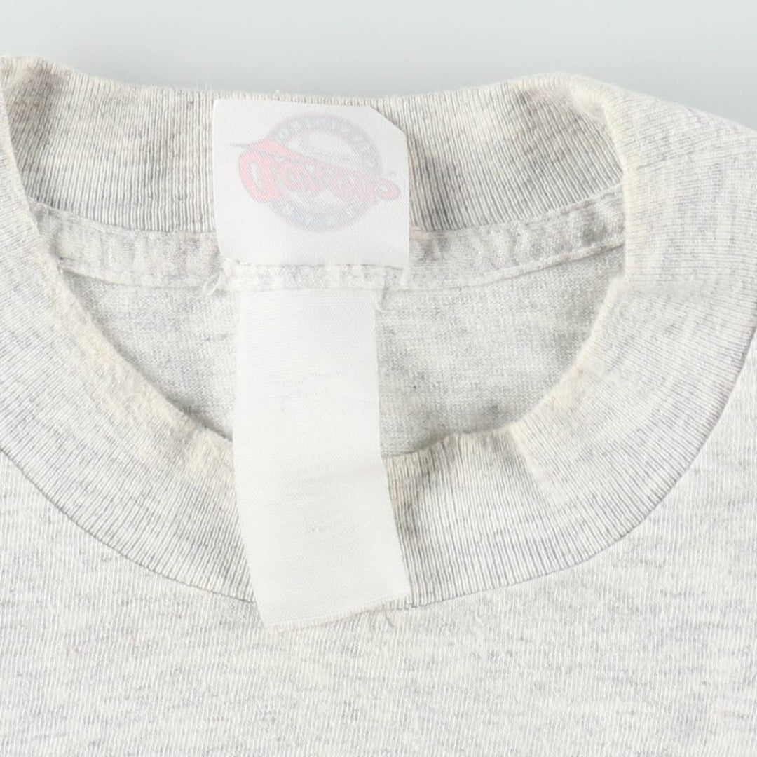 90'S HANK Aaron ORIGINALS MLB Baltimore Orioles sports print T-shirt, men's size M equivalent, vintage. unclear gray type Vintage Second Hand