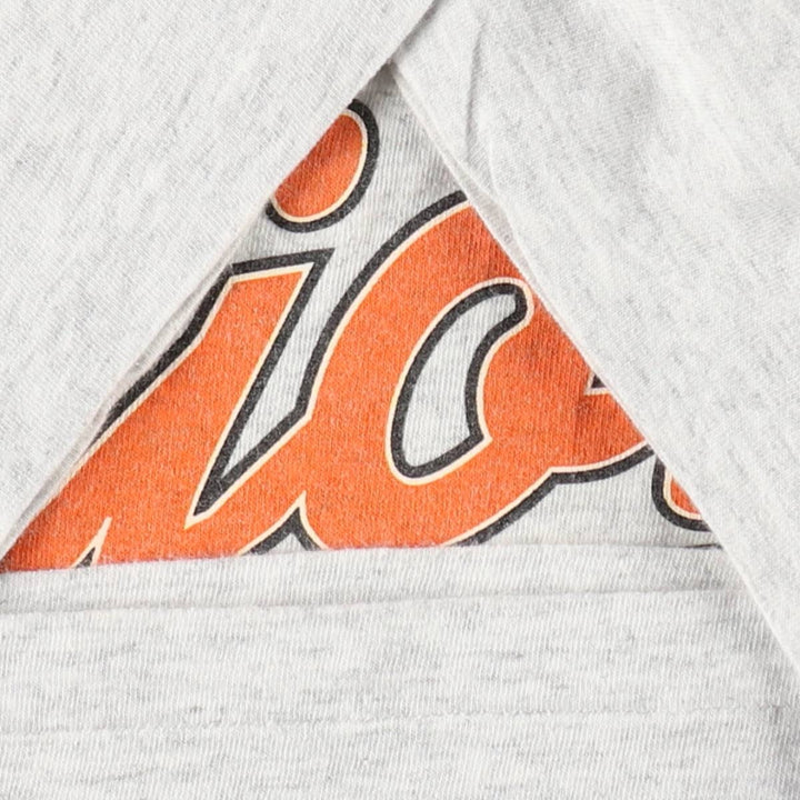 90'S HANK Aaron ORIGINALS MLB Baltimore Orioles sports print T-shirt, men's size M equivalent, vintage. unclear gray type Vintage Second Hand