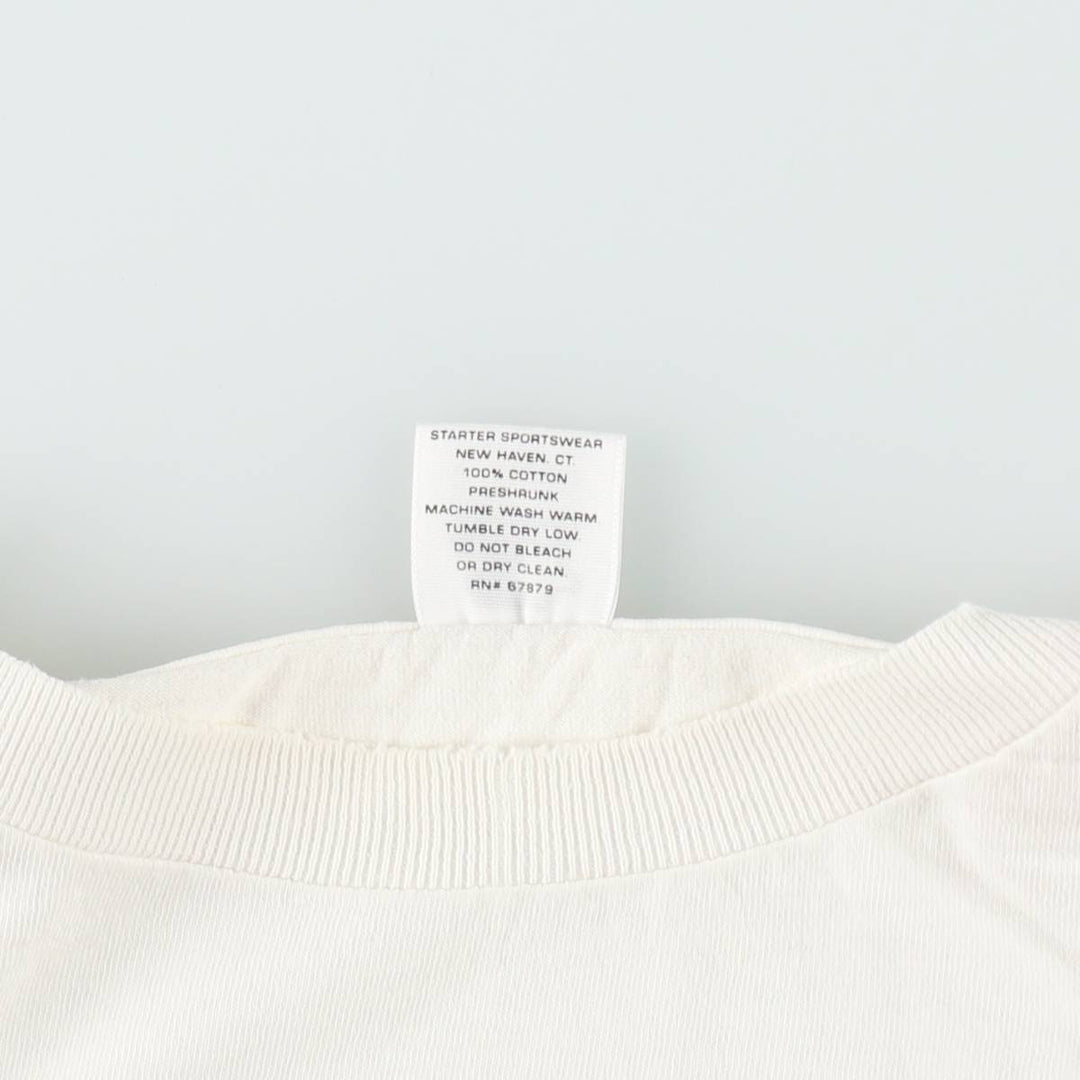 90'S Starter NFL Green Bay Packers SUPER BOWL XXXII Sports Print T-Shirt, Made in USA, Men's XL equivalent. cotton white type Vintage Second Hand