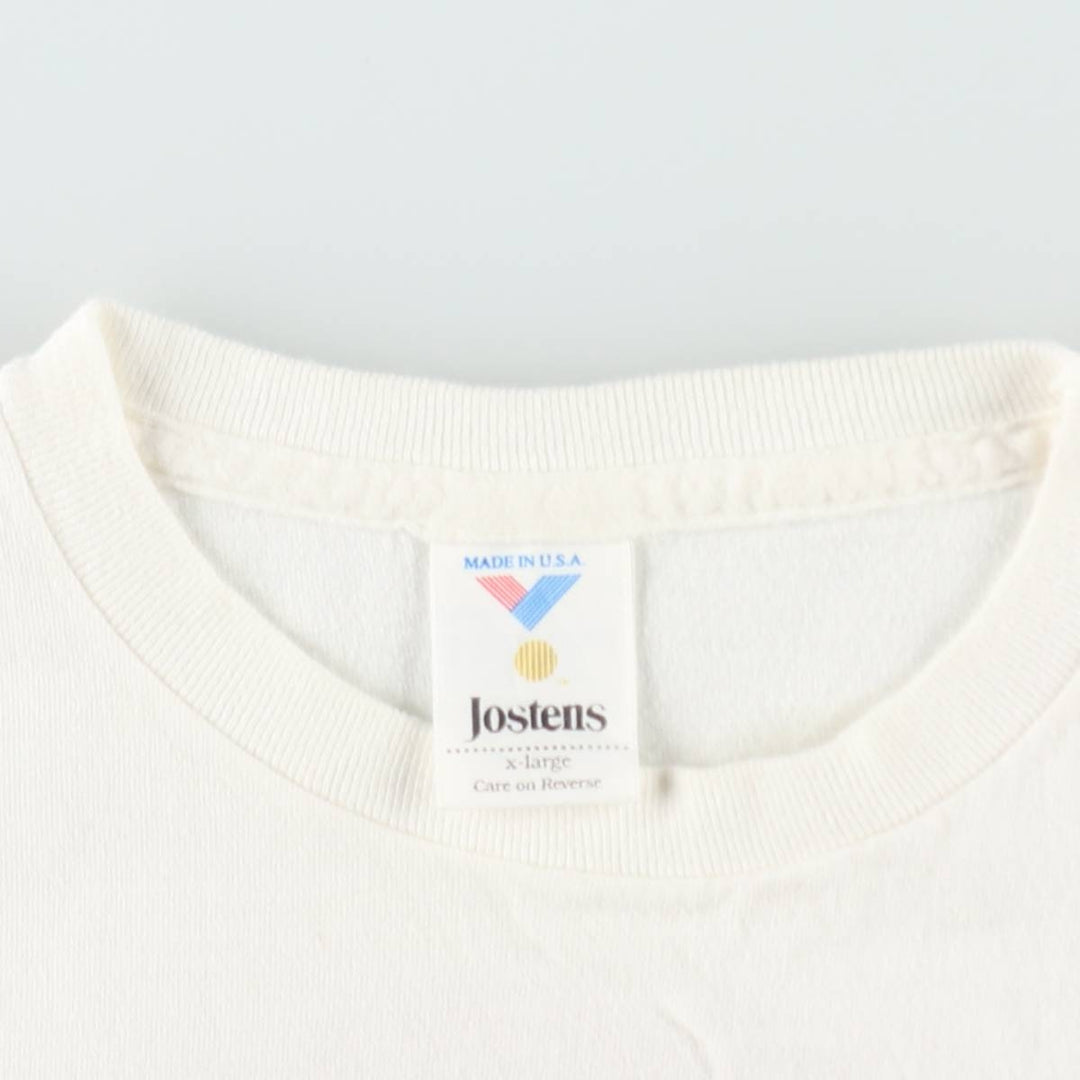 90'S Jostens MLB Minnesota Twins Sports Print T-Shirt, Made in USA, Men's XL equivalent, Vintage cotton white type Vintage Second Hand