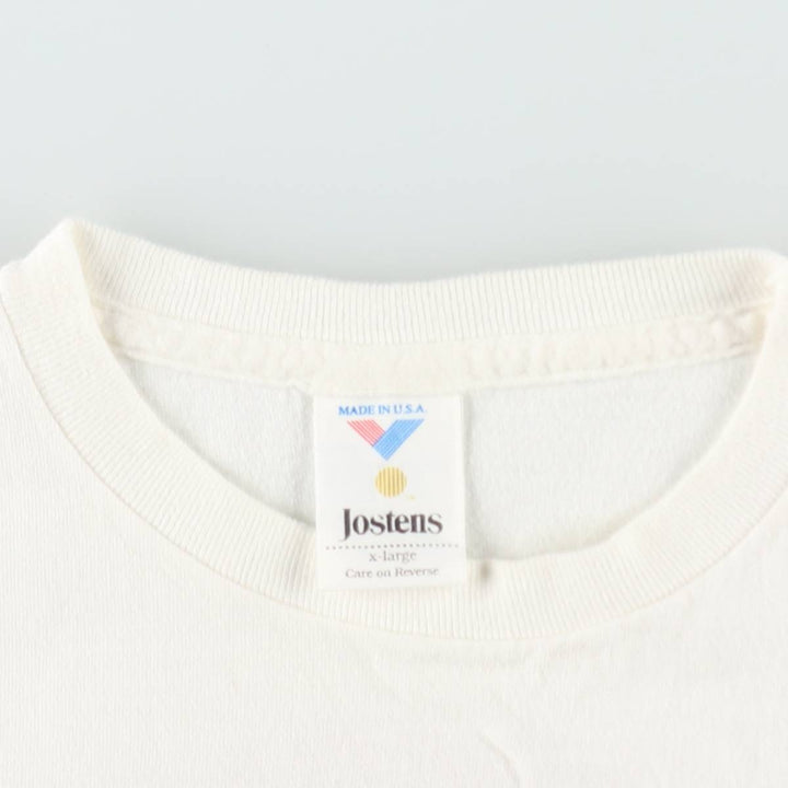 90'S Jostens MLB Minnesota Twins Sports Print T-Shirt, Made in USA, Men's XL equivalent, Vintage cotton white type Vintage Second Hand