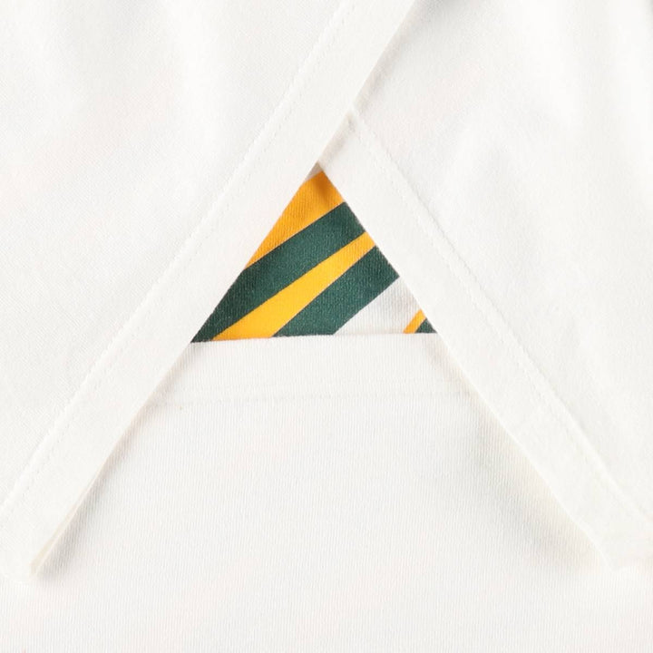 90'S Starter NFL Green Bay Packers Sports Print T-Shirt, Made in USA, Men's XL equivalent, Vintage cotton white type Vintage Second Hand