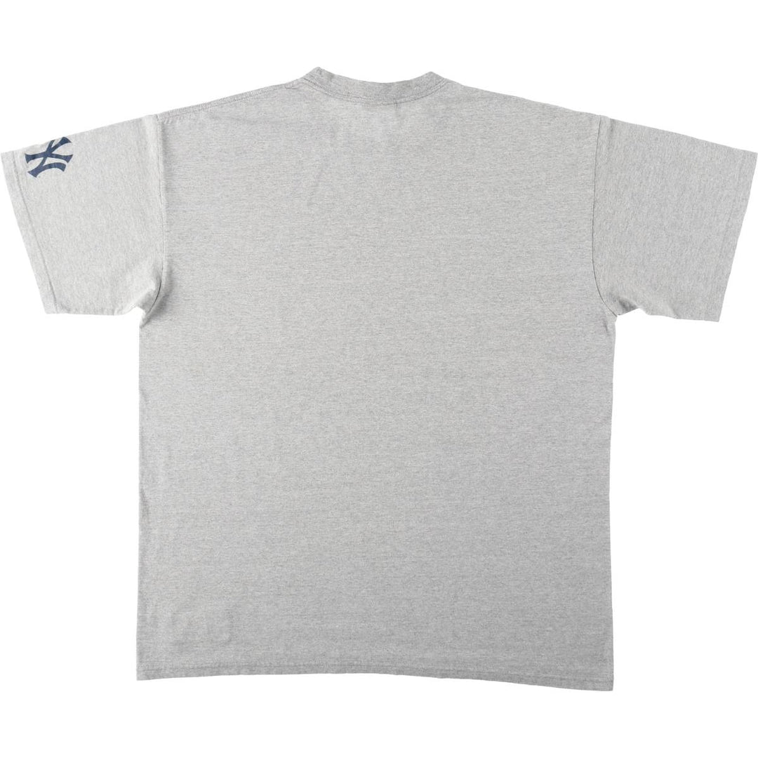 ~2000'S Nike Team MLB New York Yankees Logo Print T-Shirt, Men's Size XL cotton gray type Vintage Second Hand
