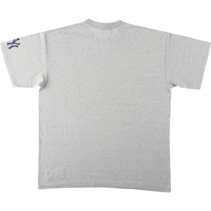 ~2000'S Nike Team MLB New York Yankees Logo Print T-Shirt, Men's Size XL cotton gray type Vintage Second Hand