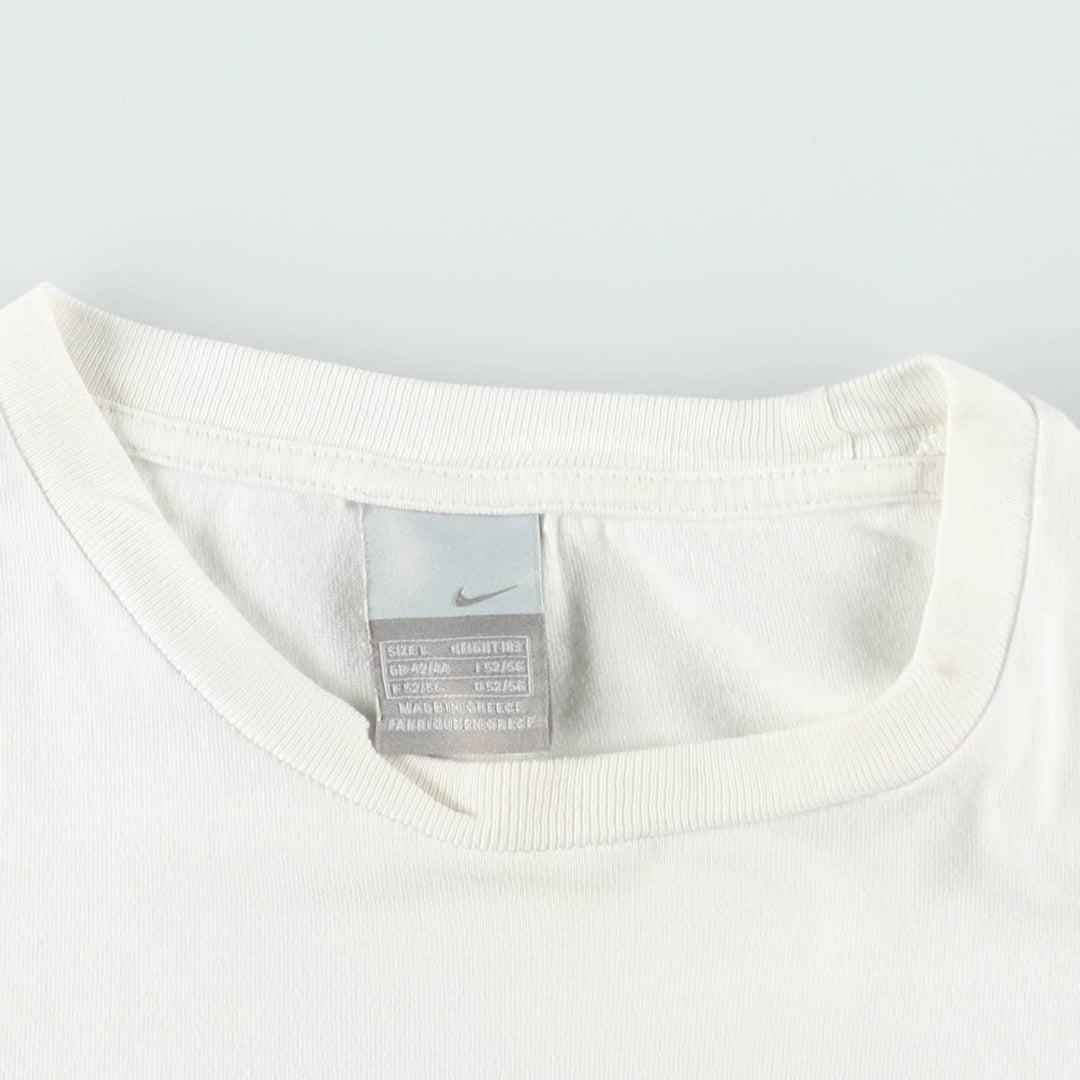 2000'S Nike Michael Jordan sports print T-shirt, men's size L (approx.) cotton white type Vintage Second Hand