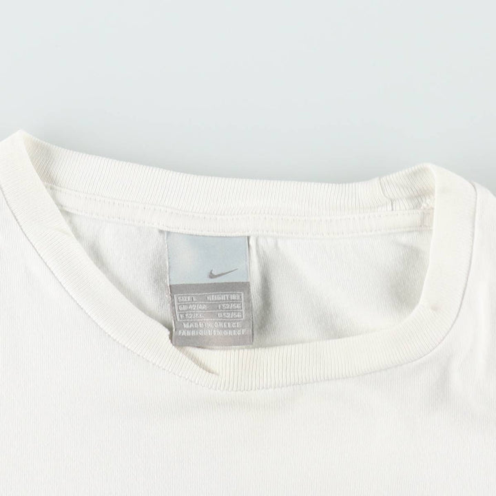 2000'S Nike Michael Jordan sports print T-shirt, men's size L (approx.) cotton white type Vintage Second Hand