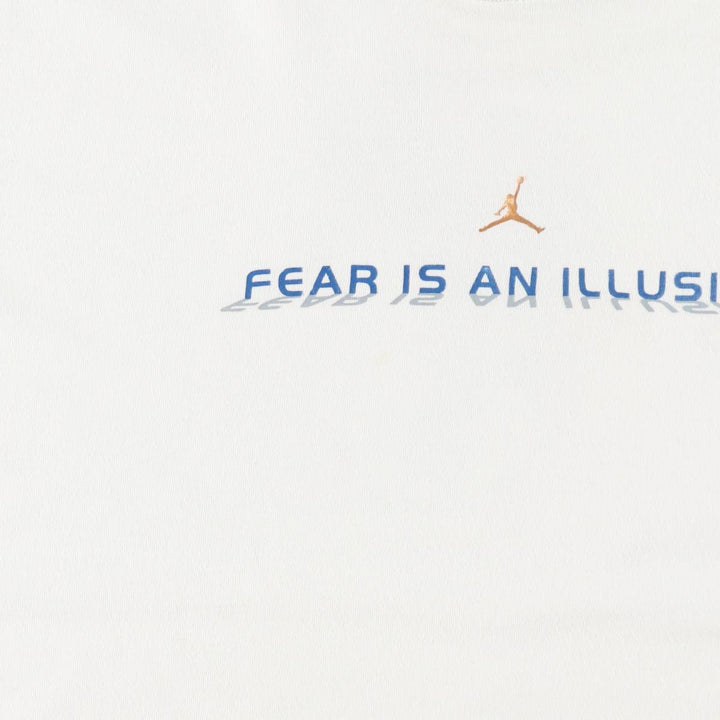 2000'S Nike Michael Jordan sports print T-shirt, men's size L (approx.) cotton white type Vintage Second Hand