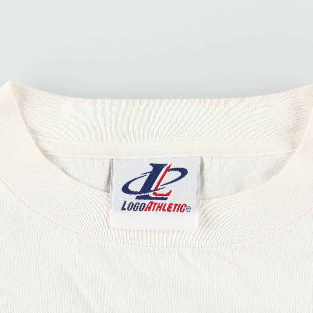 90'S LOGO ATHLETIC MLB SAN DIEGO PADRES Sports Print T-Shirt, Men's Size L (approx.), Vintage cotton white type Vintage Second Hand