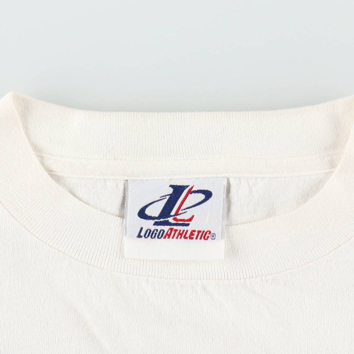 90'S LOGO ATHLETIC MLB SAN DIEGO PADRES Sports Print T-Shirt, Men's Size L (approx.), Vintage cotton white type Vintage Second Hand