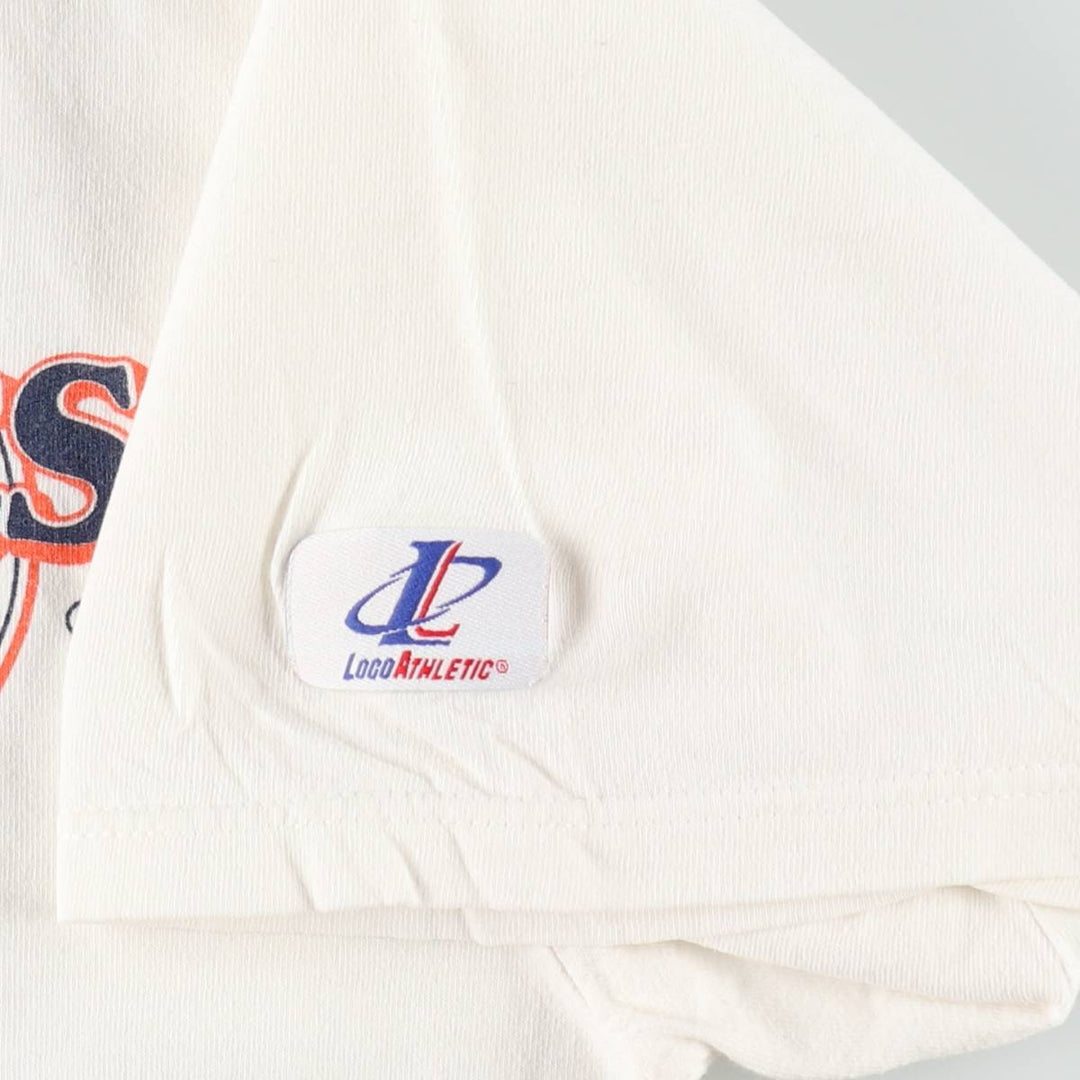 90'S LOGO ATHLETIC MLB SAN DIEGO PADRES Sports Print T-Shirt, Men's Size L (approx.), Vintage cotton white type Vintage Second Hand