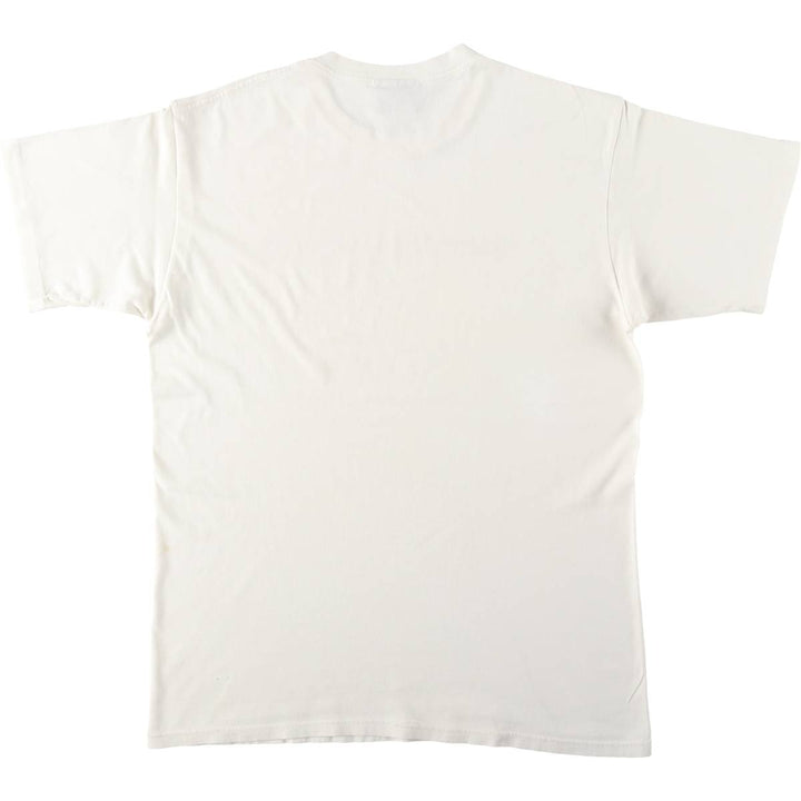 90'S CONCEPTS SPORT NBA Los Angeles Lakers Logo Print T-Shirt, Made in Canada, Men's Size L (approx.), Vintage cotton pale white type Vintage Second Hand