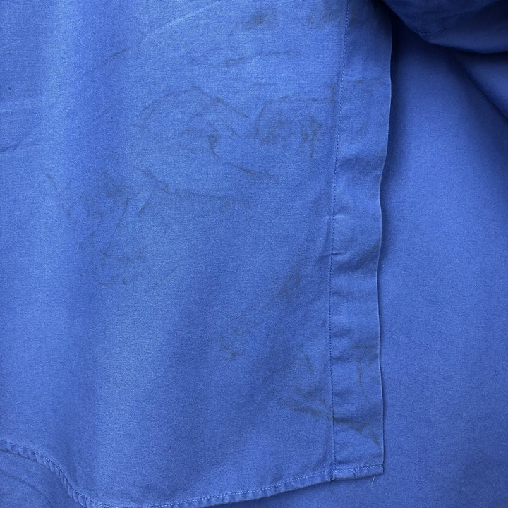 Ralph Lauren BLAKE short sleeve button down shirt, men's XL size cotton blue type Vintage Second Hand