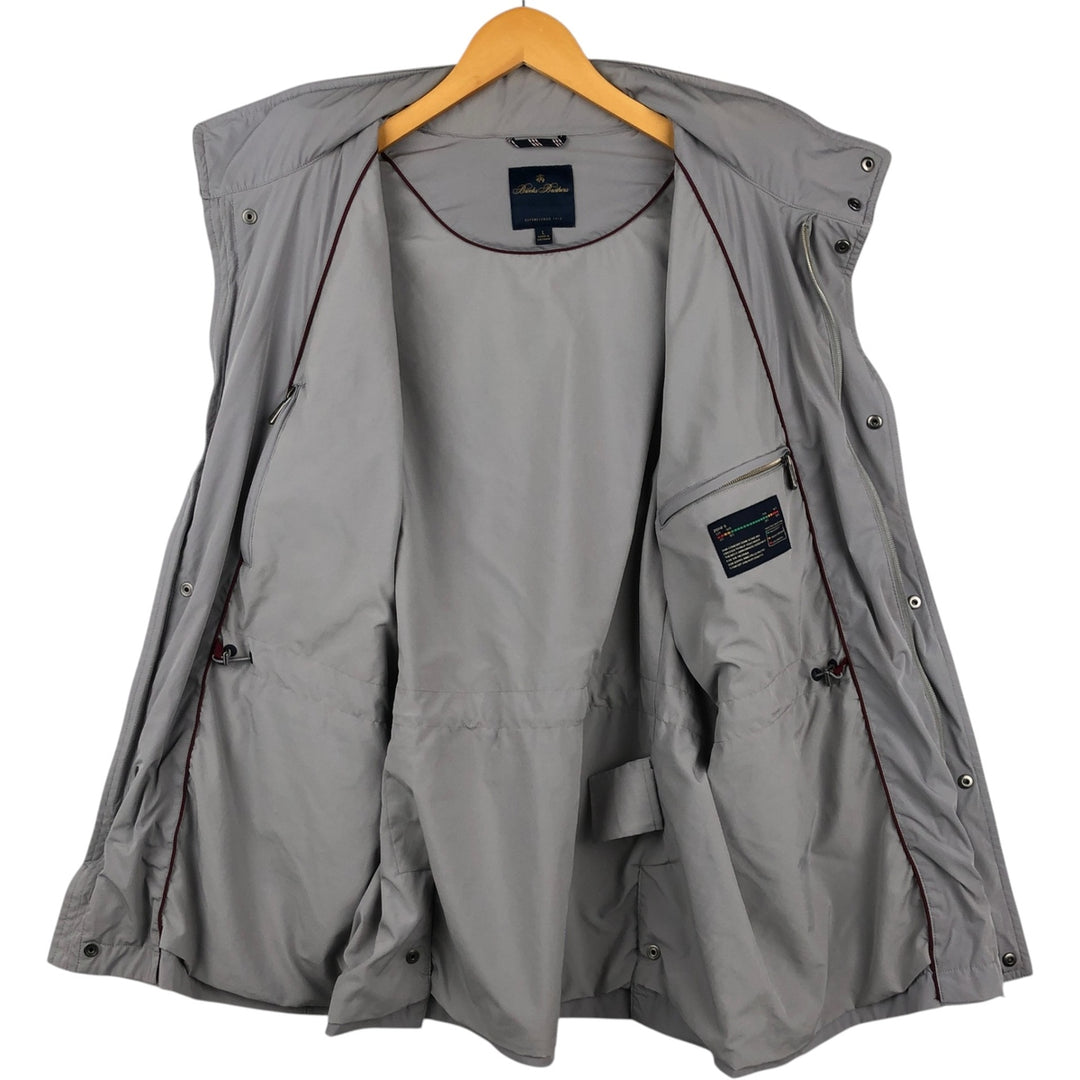 Brooks Brothers ESTABLISHED 1818 Nylon Jacket, Men's Size L (approx.) Nylon gray type Vintage Second Hand