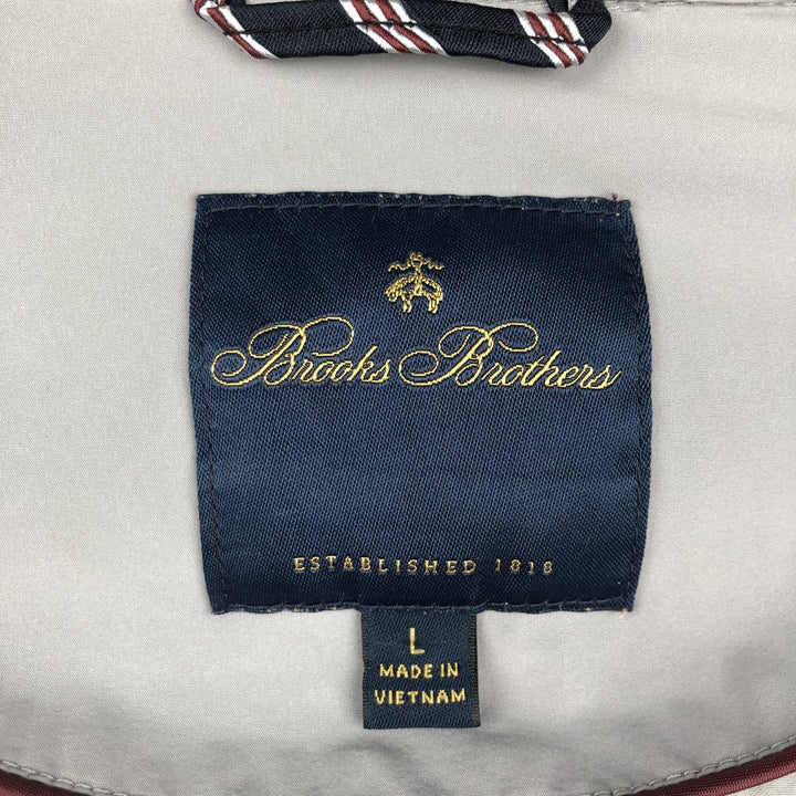 Brooks Brothers ESTABLISHED 1818 Nylon Jacket, Men's Size L (approx.) Nylon gray type Vintage Second Hand