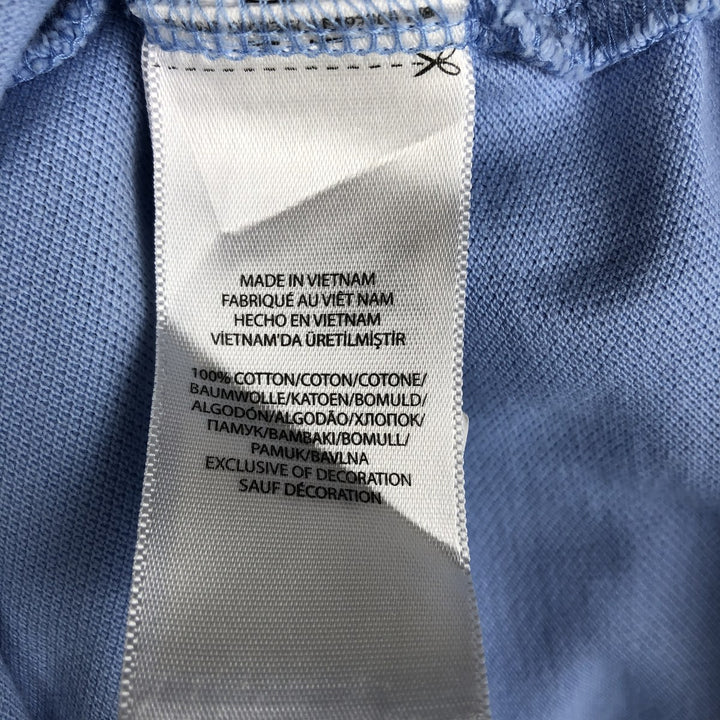 Ralph Lauren POLO RALPH LAUREN CUSTOM SLIM FIT short sleeve polo shirt men's XL equivalent cotton Blue type light blue Vintage Second Hand