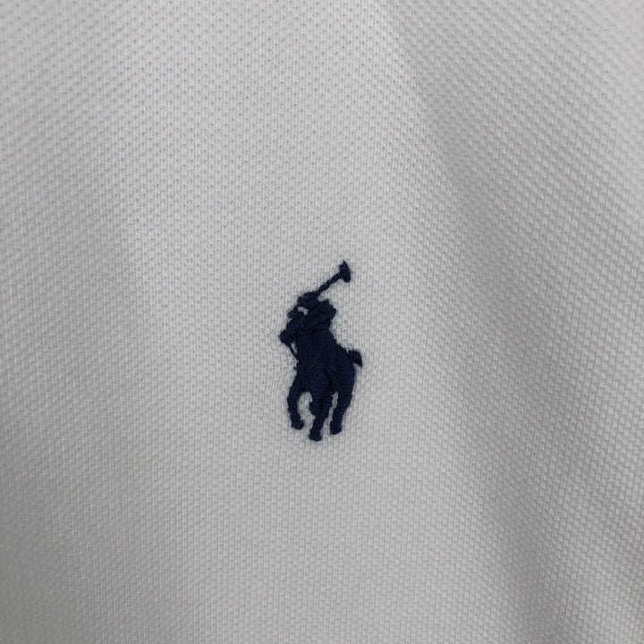 Ralph Lauren POLO RALPH LAUREN SLIM FIT short sleeve polo shirt men's XL equivalent cotton white type Vintage Second Hand