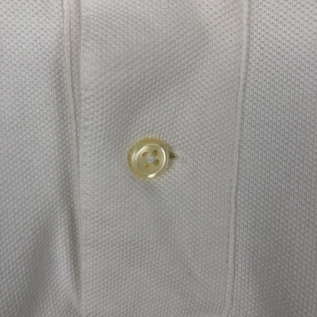Ralph Lauren POLO RALPH LAUREN SLIM FIT short sleeve polo shirt men's XL equivalent cotton white type Vintage Second Hand