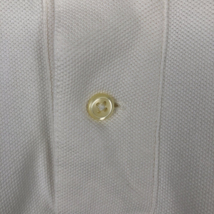 Ralph Lauren POLO RALPH LAUREN SLIM FIT short sleeve polo shirt men's XL equivalent cotton white type Vintage Second Hand