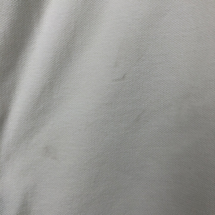 Ralph Lauren POLO RALPH LAUREN CUSTOM FIT short sleeve polo shirt men's size L cotton ivory Vintage Second Hand