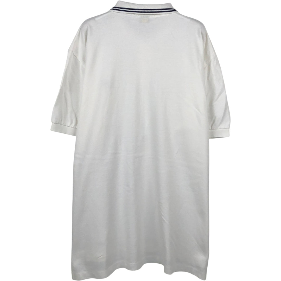 Ralph Lauren POLO by Ralph Lauren long sleeve polo shirt, men's size L cotton white type Vintage Second Hand