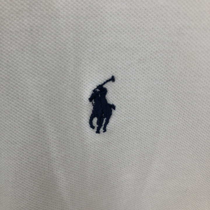 Ralph Lauren POLO by Ralph Lauren long sleeve polo shirt, men's size L cotton white type Vintage Second Hand