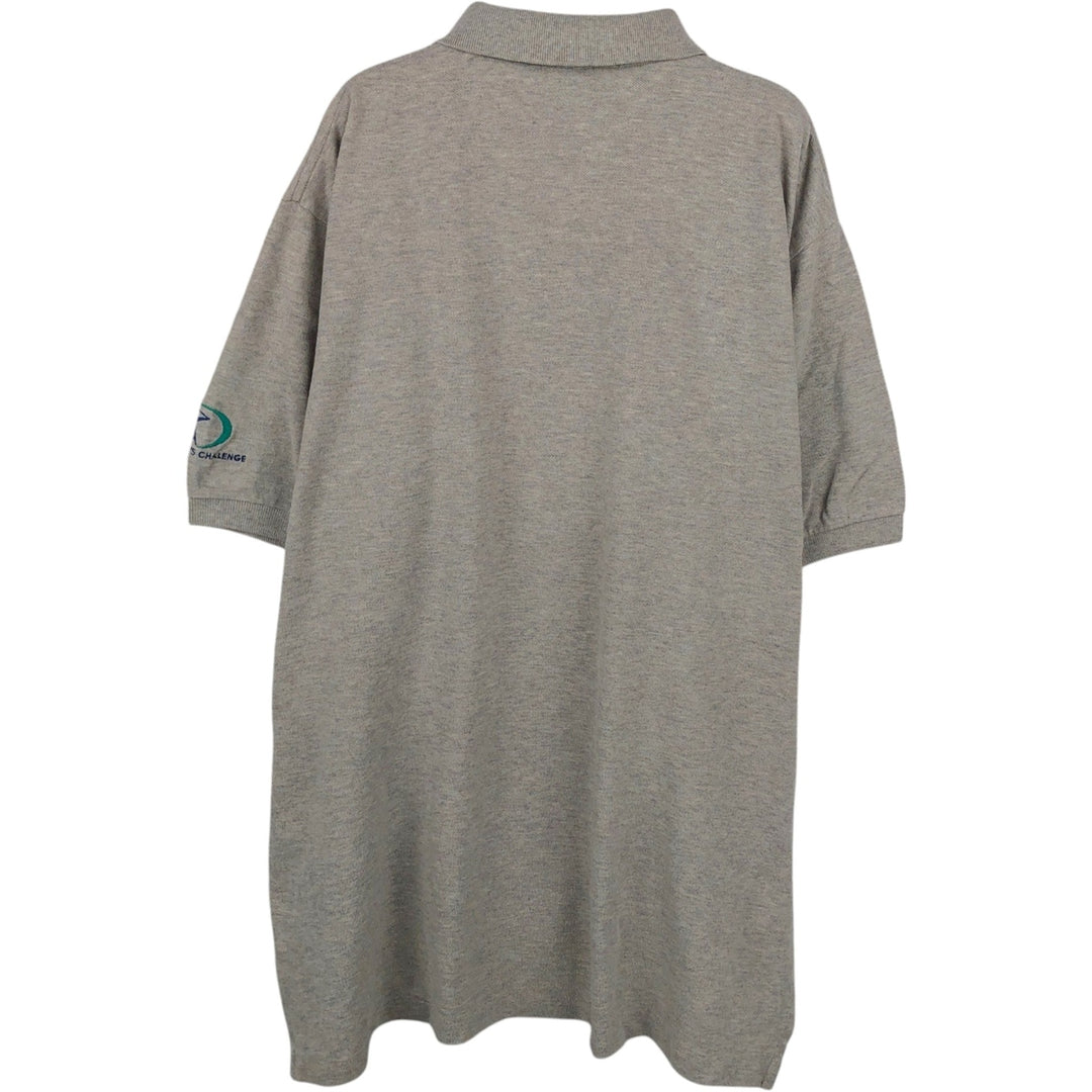Ralph Lauren POLO by Ralph Lauren short sleeve polo shirt, men's size L cotton gray type Vintage Second Hand