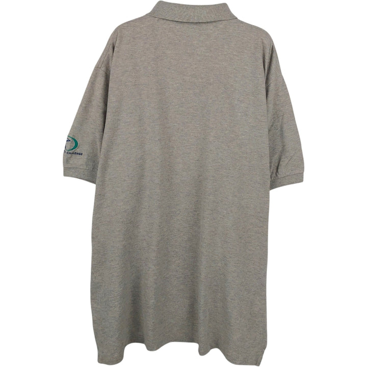 Ralph Lauren POLO by Ralph Lauren short sleeve polo shirt, men's size L cotton gray type Vintage Second Hand