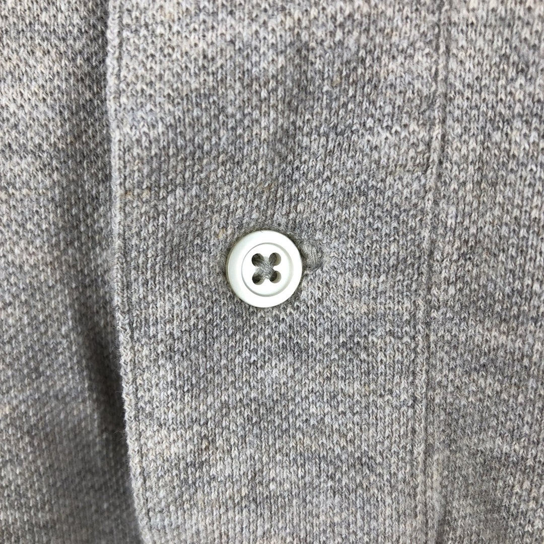 Ralph Lauren POLO by Ralph Lauren short sleeve polo shirt, men's size L cotton gray type Vintage Second Hand