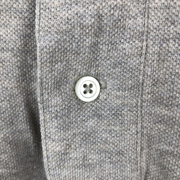 Ralph Lauren POLO by Ralph Lauren short sleeve polo shirt, men's size L cotton gray type Vintage Second Hand