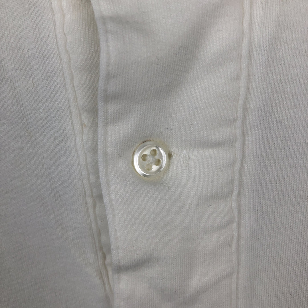 90'S Ralph Lauren POLO by Ralph Lauren short sleeve polo shirt made in USA, men's size L, vintage cotton white type Vintage Second Hand