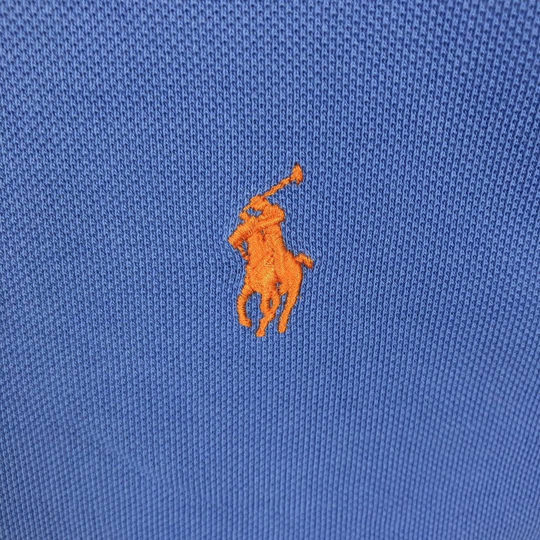 Ralph Lauren POLO by Ralph Lauren short sleeve polo shirt, men's size M cotton blue type Vintage Second Hand