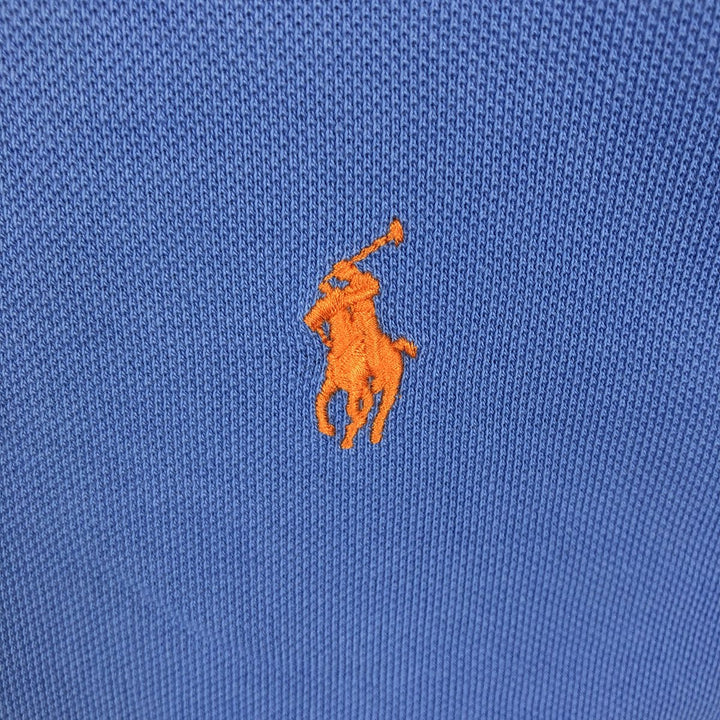 Ralph Lauren POLO by Ralph Lauren short sleeve polo shirt, men's size M cotton blue type Vintage Second Hand