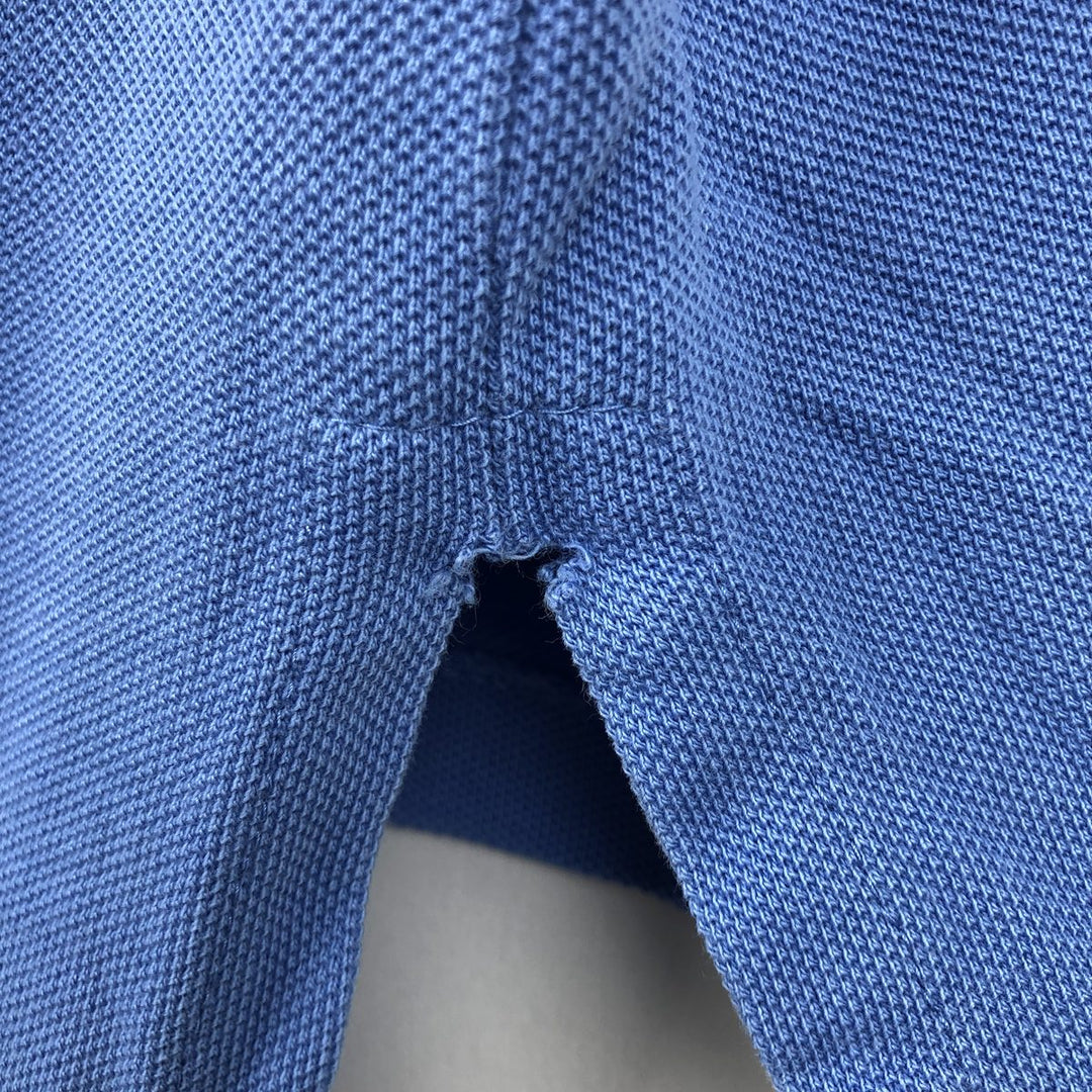 Ralph Lauren POLO by Ralph Lauren short sleeve polo shirt, men's size M cotton blue type Vintage Second Hand