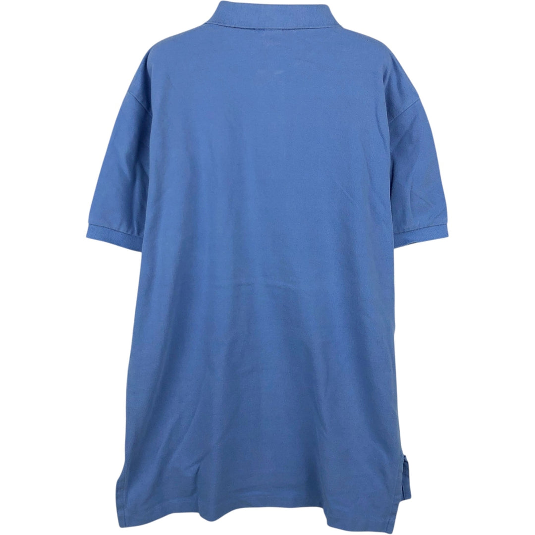 Ralph Lauren POLO by Ralph Lauren short sleeve polo shirt, men's size M cotton blue type Vintage Second Hand