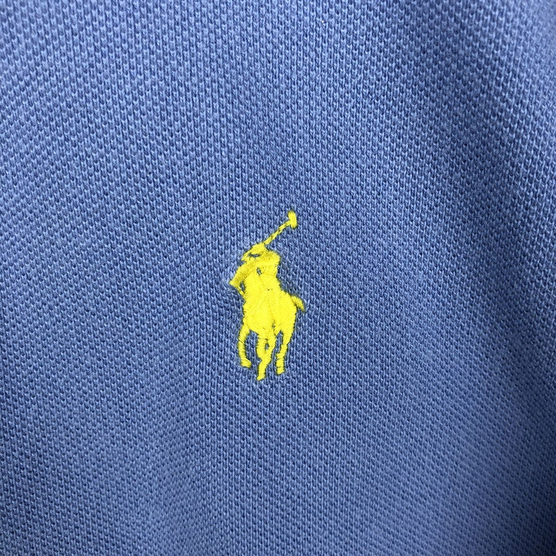 Ralph Lauren POLO by Ralph Lauren short sleeve polo shirt, men's size M cotton blue type Vintage Second Hand