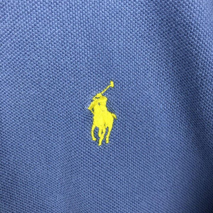Ralph Lauren POLO by Ralph Lauren short sleeve polo shirt, men's size M cotton blue type Vintage Second Hand