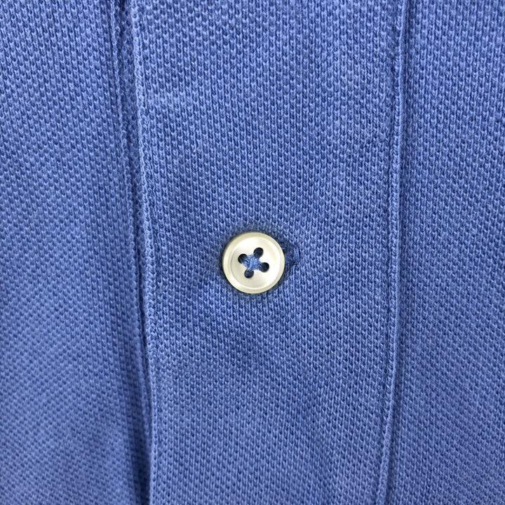 Ralph Lauren POLO by Ralph Lauren short sleeve polo shirt, men's size M cotton blue type Vintage Second Hand